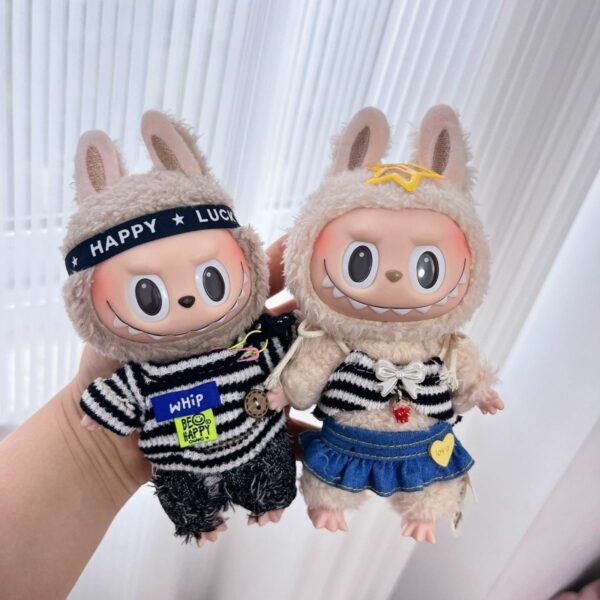 Labubu 17cm Beach Style Doll Dress with Necklace - Image 4