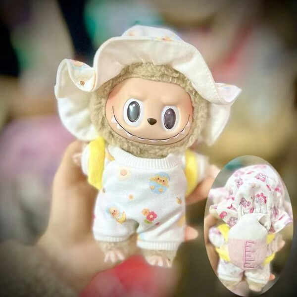 Labubu 15cm Doll Clothes Spring Sweater Dress Set - Image 37
