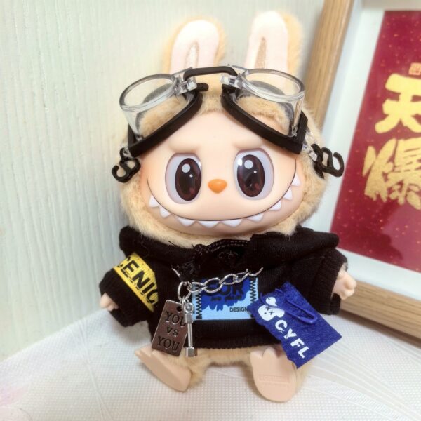 Labubu Party Series Gen 1/2 Doll Clothes Shark & Deer Outfit Set - Image 16