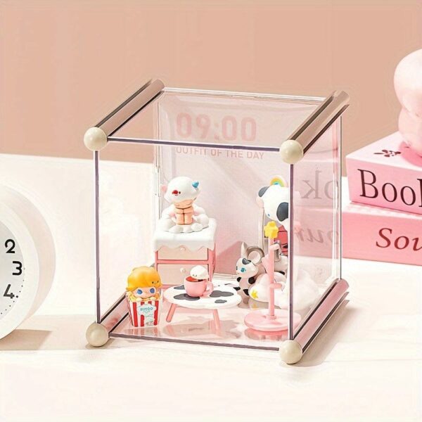 Popmart Display Case - Clear Acrylic Storage Stand - Image 2
