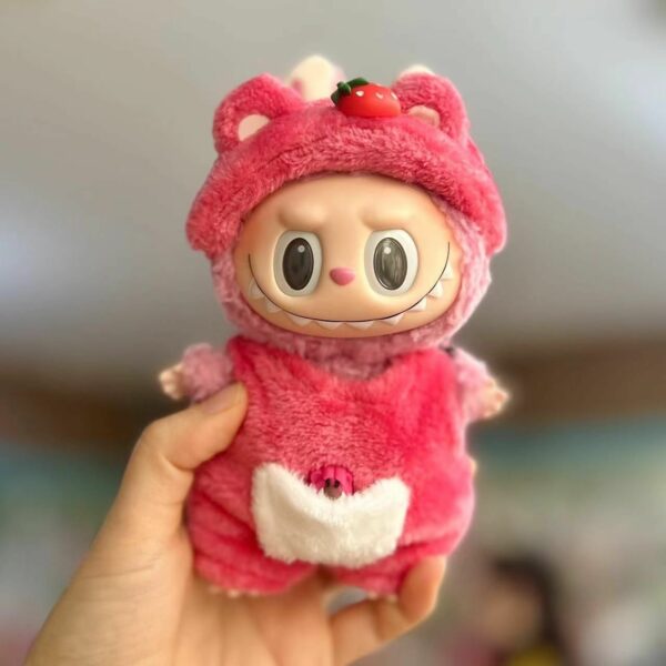 Labubu 17cm Blind Box Doll Clothes Spring Series Keychain - Image 13