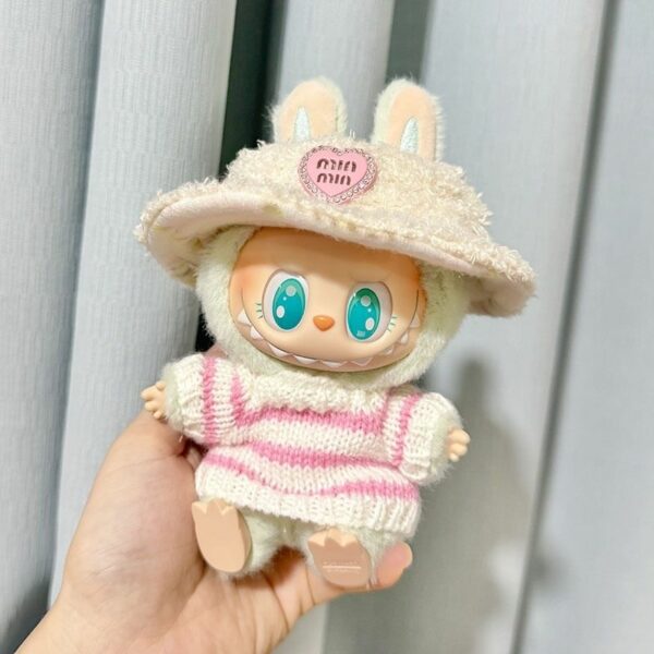 Labubu 17cm Doll Clothes Macaron Sports Casual Set - Image 4