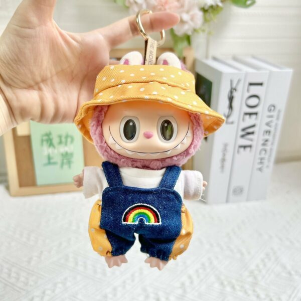 Labubu Doll Clothes - Navy Camouflage Outfit Set 17cm - Image 22