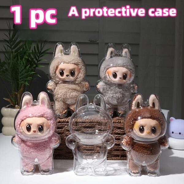 Labubu Protection Case - Macaron Transparent Cover - Image 6