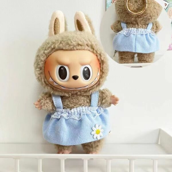 Labubu 15cm Doll Clothes Spring Sweater Dress Set - Image 18