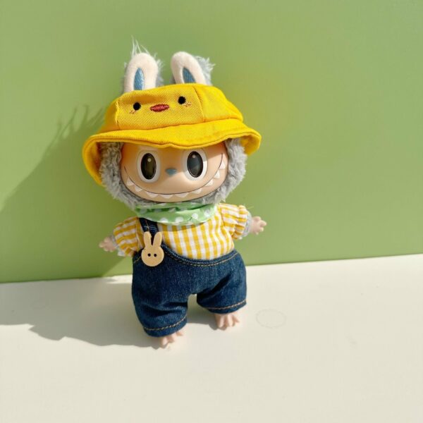 Labubu Photographer Doll Costume Set 17cm Keychain - Image 16