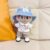 Blue hat cute bear suit five-piece set