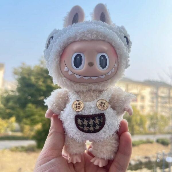 Doll Clothes Pearl Suspender Skirt Dress Outfit for Labubu 17cm - Image 27