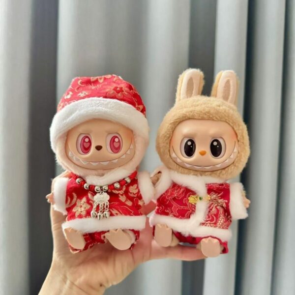 Labubu Chinese New Year Tang Suit Costume Set