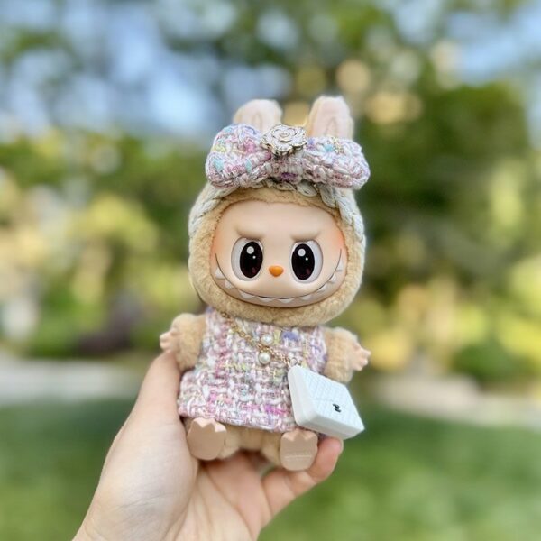 Labubu Doll Clothes - Tulip Pattern Dress - Image 9
