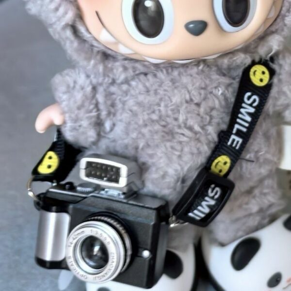 Labubu Doll Accessories Punk Camera Glasses 20/15cm - Image 4