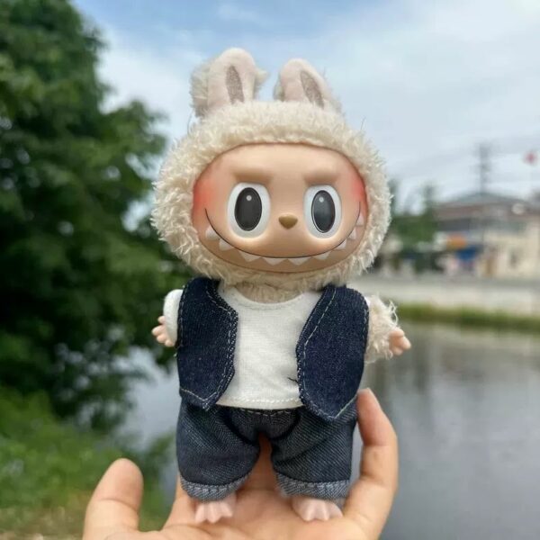 Labubu Photographer Doll Clothes Summer Keychain Set - Image 11