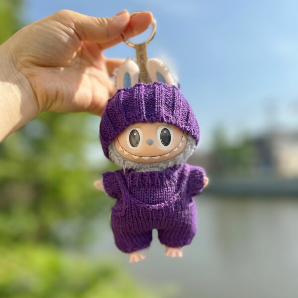 Labubu Photographer Doll Clothes Summer Keychain Set - Image 21