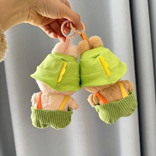 Labubu Keychain Doll Clothes Fruit Animal Overalls - Image 6