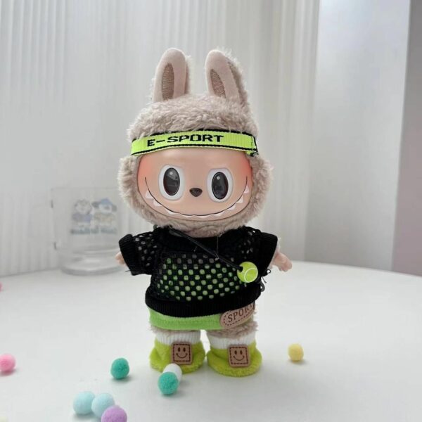 Labubu 17cm Macaron Chinese Style Blind Box Doll Clothes Set - Image 7