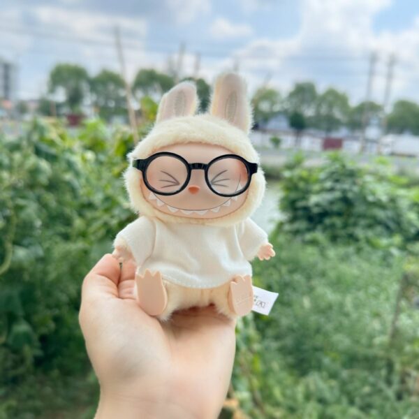 Labubu Party Doll Clothes T-shirt Glasses Set - Image 12
