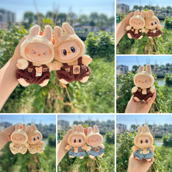 Labubu Macaron Doll Clothes British Style Outfit