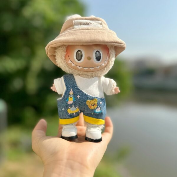 Labubu Photographer Doll Costume Set 17cm Keychain - Image 19