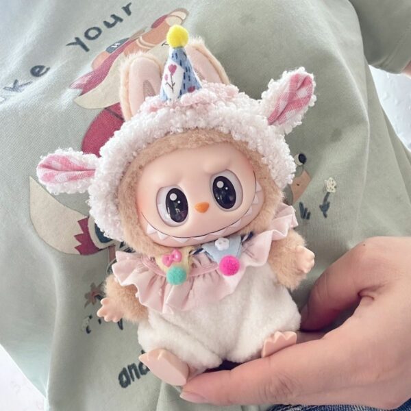 Labubu Second Generation Party Doll Clothes Sheep Outfit Set