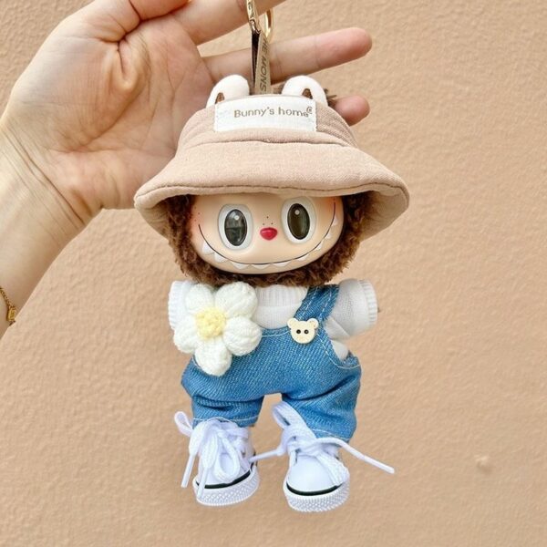 Labubu 17cm Blind Box Doll Clothes Spring Series Keychain - Image 7