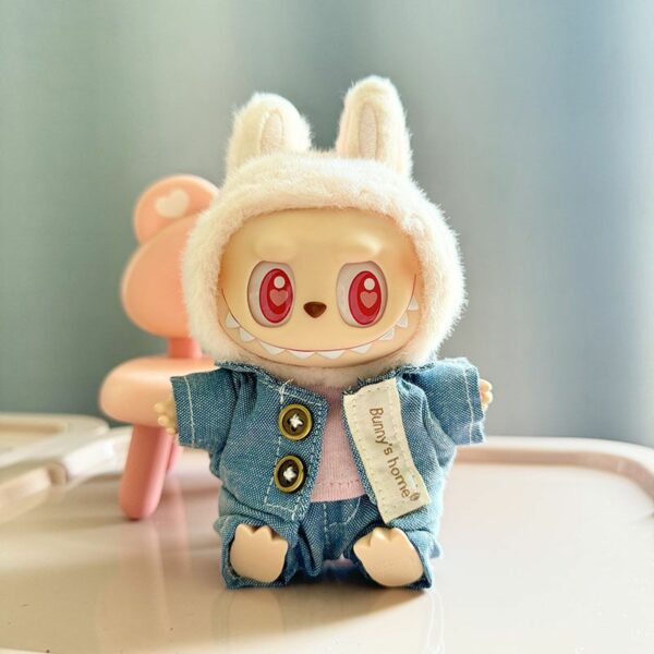 Labubu Macaron Doll Clothes British Style Outfit - Image 17
