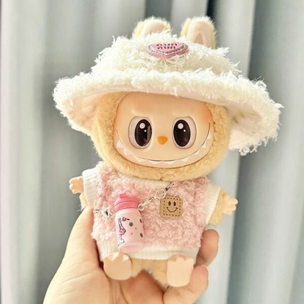 Labubu Keychain Doll Clothes Winter Sweater Bottle Holder Accessory - Image 4