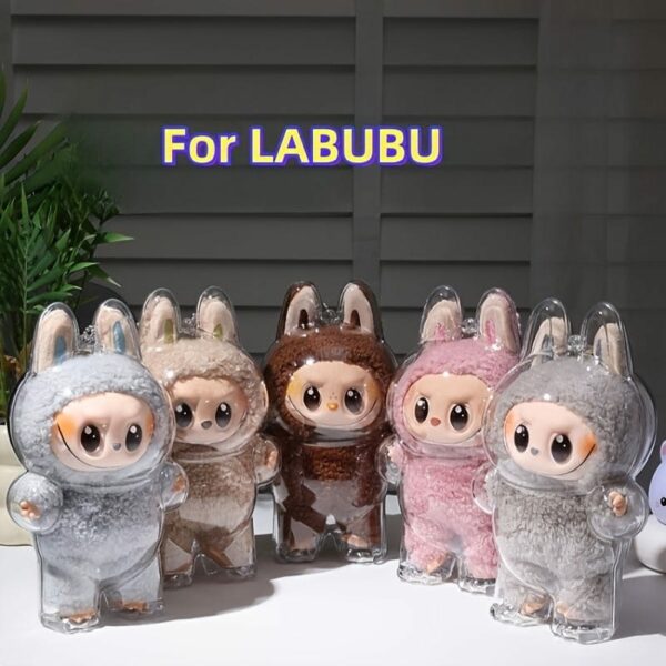 Labubu Protection Case - Macaron Transparent Cover - Image 2