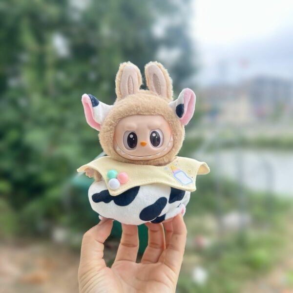Labubu Doll Clothes - Cow Pattern Outfit - Image 4
