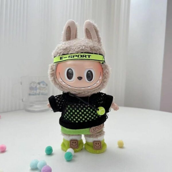 Labubu 17cm Macaron Chinese Style Blind Box Doll Clothes Set - Image 2