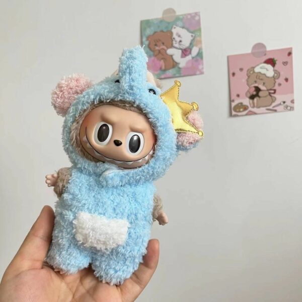 Labubu 17cm Doll Clothes Bear Costume Keychain Set - Image 9