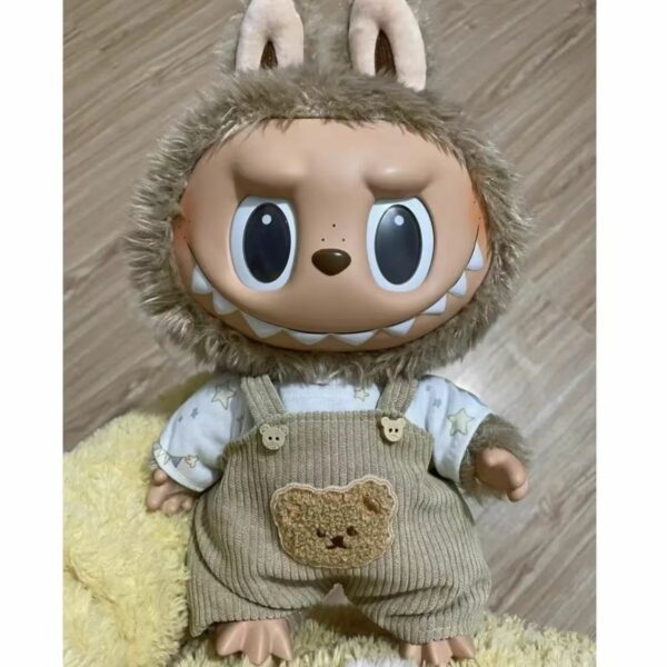 Labubu 38cm Doll Clothes Hamburger Snowman Outfit Replacement Set - Image 15