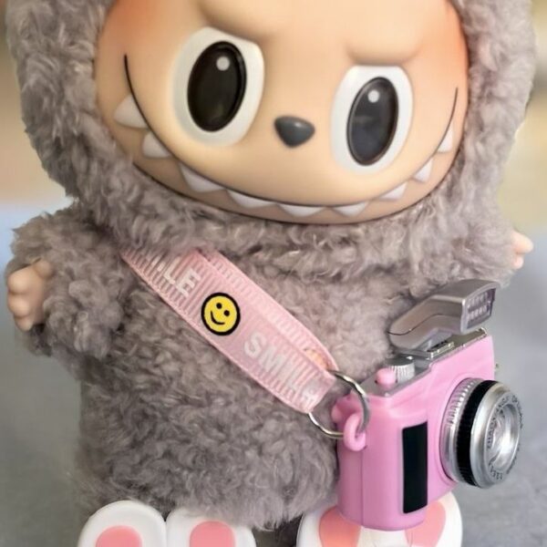 Labubu Doll Accessories Punk Camera Glasses 20/15cm - Image 5