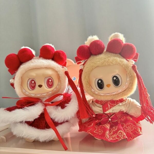 Labubu Doll Clothes - Traditional Chinese New Year Tang Suit - Image 5