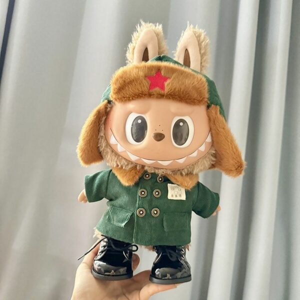 Labubu 38cm Plush Doll Dress MOKOKO Pink Tulip Outfit - Image 9