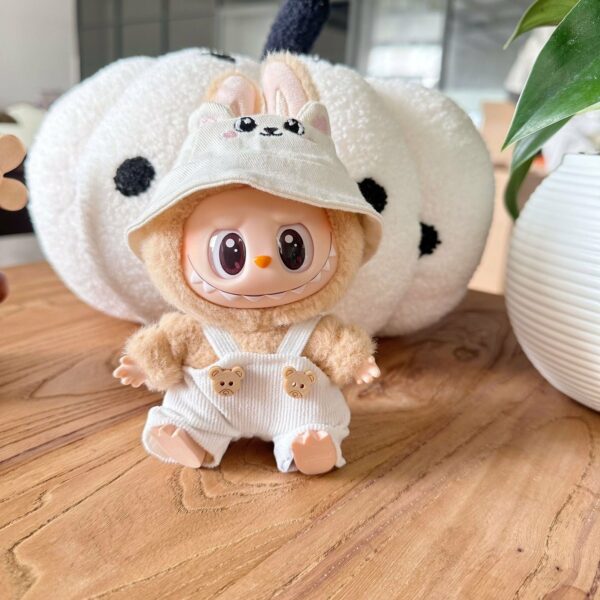 Labubu Blind Box Doll Clothes Wooden Button Overalls - Image 17