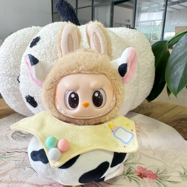 Labubu Doll Clothes - Cow Pattern Outfit - Image 2