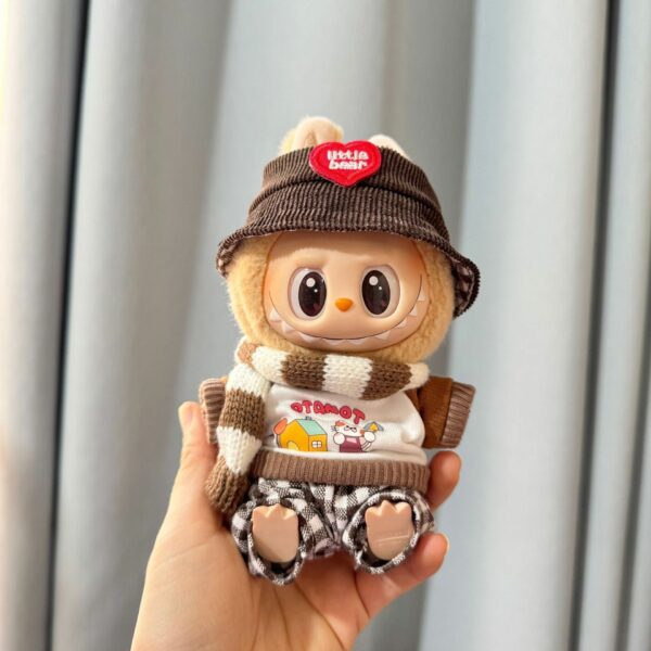Labubu Party Series Gen 1/2 Keychain Cat Outfit Doll Clothes Set - Image 7
