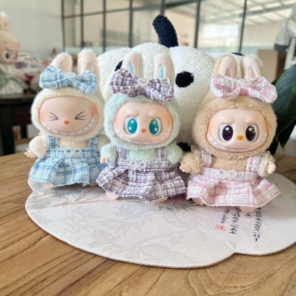 Labubu 15cm Sitting Doll Fashion Clothes Set - Image 6