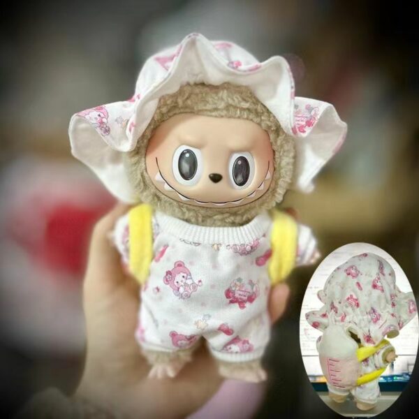 Labubu 15cm Doll Clothes Spring Sweater Dress Set - Image 36