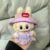 Pink love shirt + pink gauze skirt + love hat