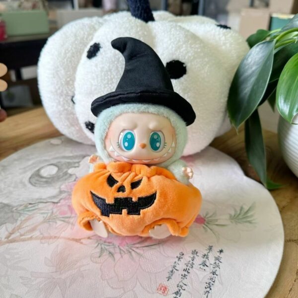 Labubu Halloween Pumpkin Doll Outfit with Hat - Image 7