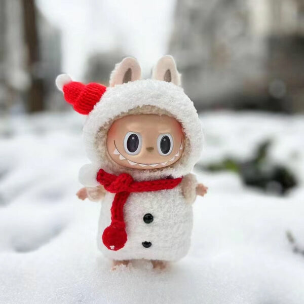 Labubu 17cm Doll Dinosaur Onesie Christmas Costume - Image 11