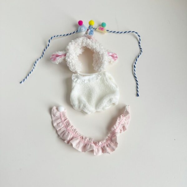 Labubu Second Generation Party Doll Clothes Sheep Outfit Set - Image 5