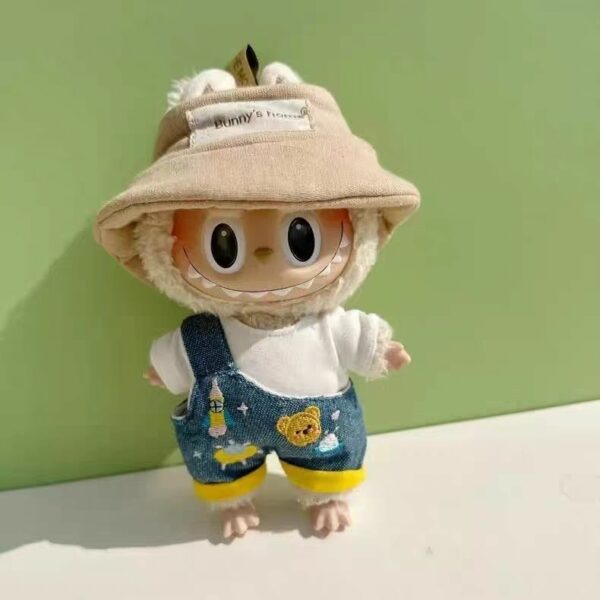 Labubu Photographer Doll Costume Set 17cm Keychain - Image 2