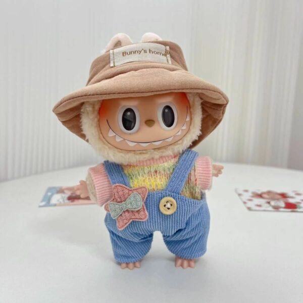 Labubu Photographer Doll Clothes Summer Keychain Set - Image 17