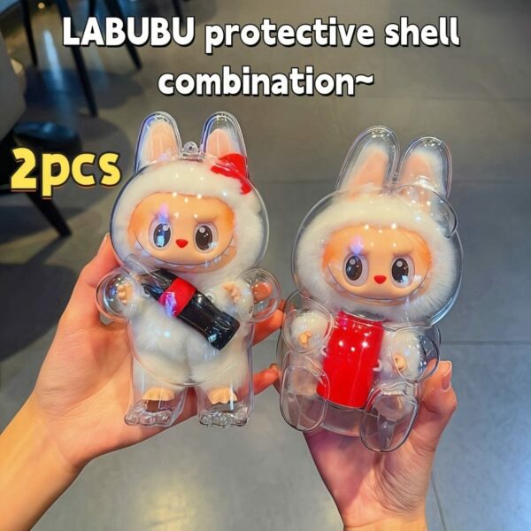 Labubu Protection Case - 1-2pc Acrylic Display Cover - Image 9