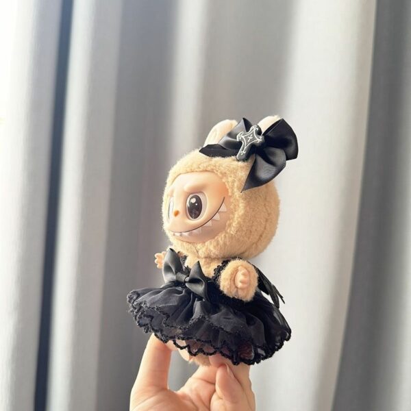 Labubu Keychain Doll Clothes Devil Suspender Dress - Image 3