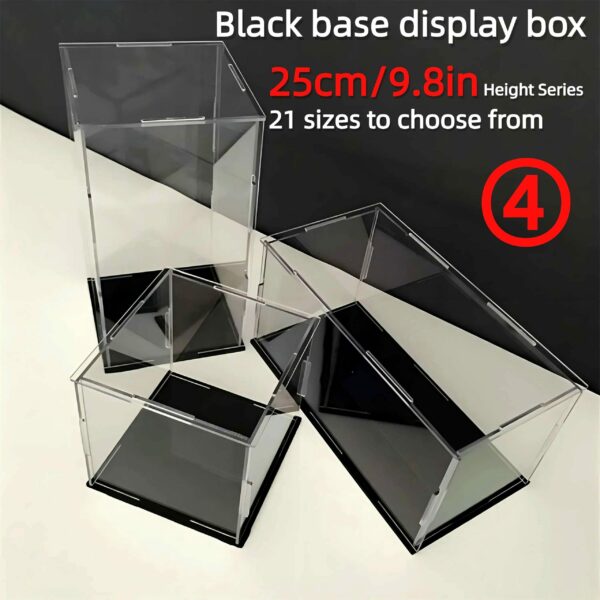 Display Case with Base - Acrylic Collectible Showcase