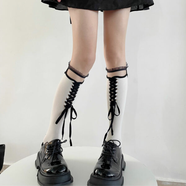Lolita lace ribbon stockings - Image 16