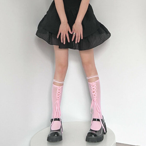 Lolita lace ribbon stockings - Image 14